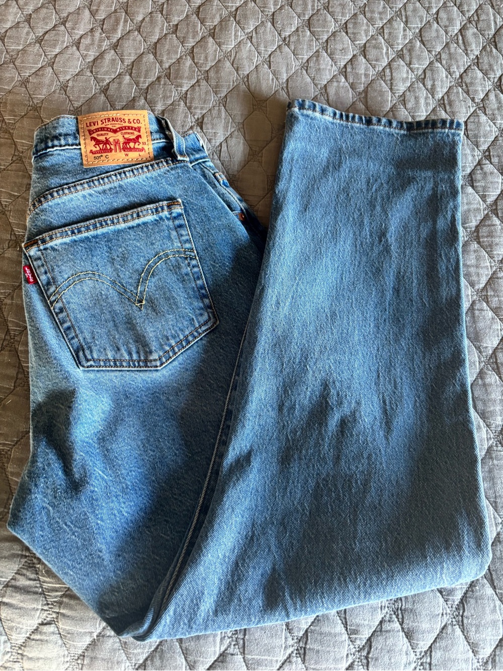 Levi's 501C curve women’s Classic Blue Denim Jeans